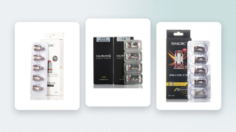 SMOK RPM 2, Uwell Caliburn G ve SMOK RPM 4 yedek coil paketleri
